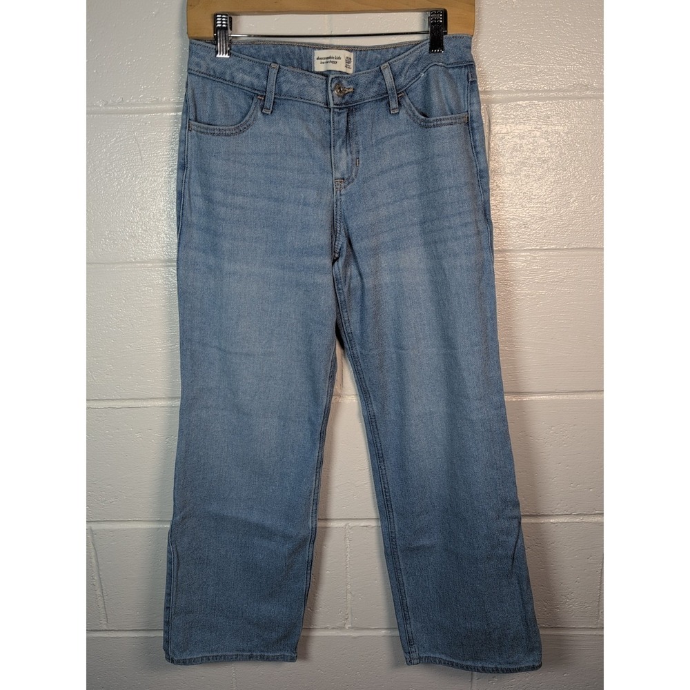 Abercrombie Kids Low Rise Baggy Jeans Denim Size 15/16 Short